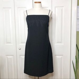 The Limited sexy black slip dress, spaghetti strap